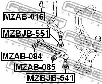 Buy Febest MZBJB541 – good price at EXIST.AE!