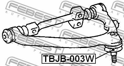 Febest Ball joint boot – price 18 PLN