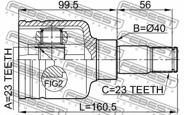 Buy Febest 2111CB316LH – good price at EXIST.AE!
