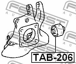 Febest Silent block, rear lower arm – price [object Object] PLN