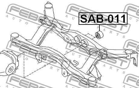 Rear axle bush Febest SAB-011