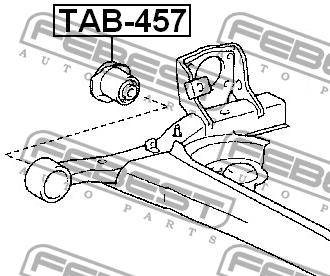 Febest Rear axle bush – price [object Object] PLN