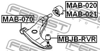 Buy Febest MAB021 – good price at EXIST.AE!