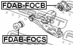 Febest Silent block front lower arm rear – price 112 PLN