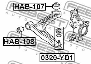 Buy Febest HAB107 – good price at EXIST.AE!