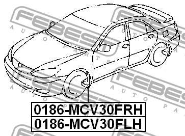 Febest Mudflap – price 100 PLN