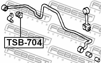 Buy Febest TSB704 – good price at EXIST.AE!