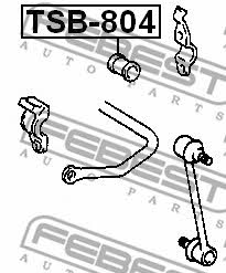 Rear stabilizer bush Febest TSB-804