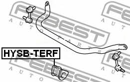Febest Front anti roll bar bush – price 14 PLN