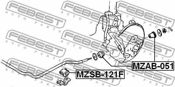 Buy Febest MZSB121F – good price at EXIST.AE!