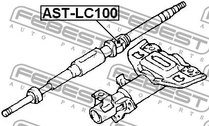 Febest Steering shaft spindle – price [object Object] PLN