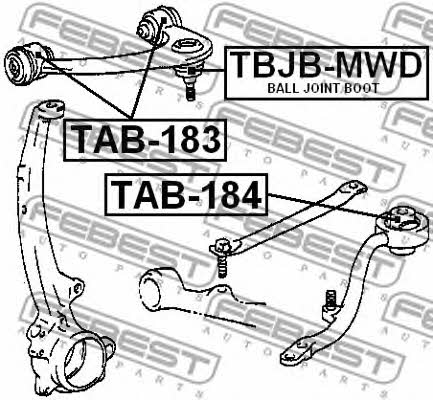 Buy Febest TAB184 – good price at EXIST.AE!