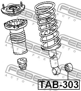 Febest Silent block front shock absorber – price 21 PLN