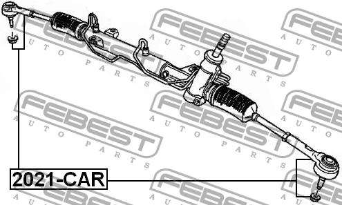 Tie rod end outer Febest 2021-CAR