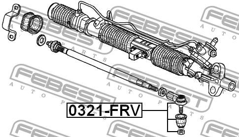 Febest Tie rod end outer – price 47 PLN