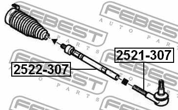 Febest Tie rod end – price 52 PLN