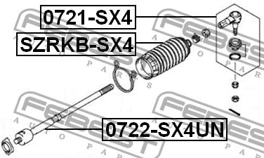 Febest Tie rod end – price [object Object] PLN