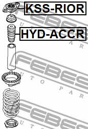 Febest Rear shock absorber support – price [object Object] PLN