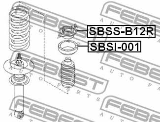 Febest Rear shock absorber support – price 91 PLN