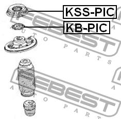 Febest Front Shock Absorber Support – price 52 PLN
