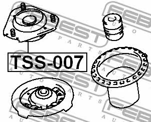 Febest Strut bearing with bearing kit – price 102 PLN
