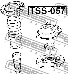 Febest Front Shock Absorber Support – price 170 PLN