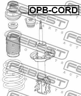 Febest Front shock absorber support, set – price 103 PLN