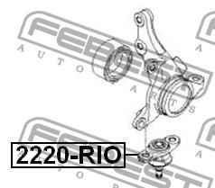 Ball joint Febest 2220-RIO