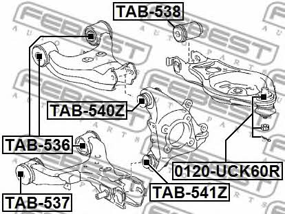Febest Ball joint – price 90 PLN