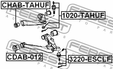 Febest Ball joint – price 85 PLN