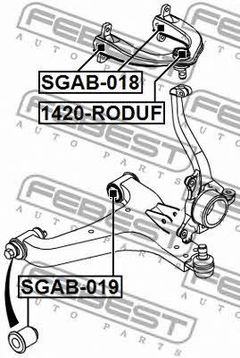 Febest Ball joint – price 47 PLN