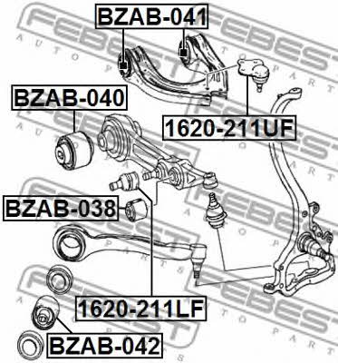 Febest Ball joint – price 44 PLN