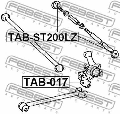 Silent block rear cross link Febest TAB-ST200LZ