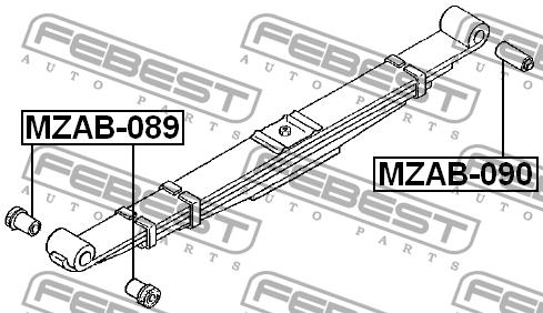 Febest Silentblock springs – price [object Object] PLN