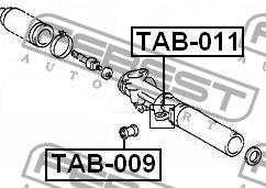 Febest Steering rack bush – price 23 PLN