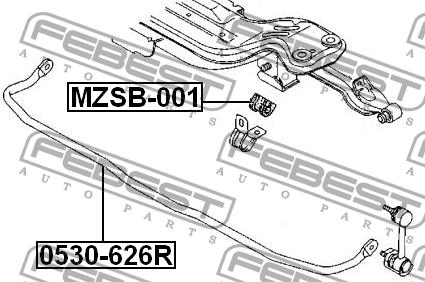 Buy Febest 0530626R – good price at EXIST.AE!