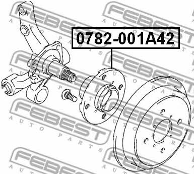 Febest Wheel hub – price