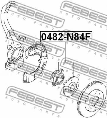 Febest Front Wheel Bearing Kit – price 337 PLN