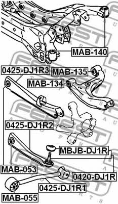 Buy Febest 0425-DJ1R2 at a low price in United Arab Emirates!