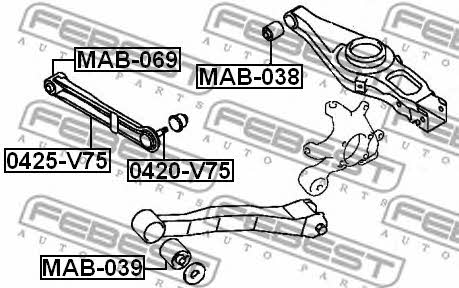 Buy Febest 0425V75 – good price at EXIST.AE!
