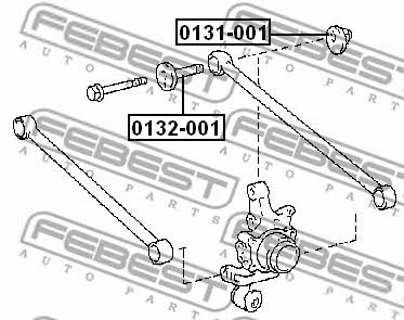 Febest Adjusting eccentric – price [object Object] PLN