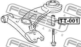 Febest Bushes Hob – price [object Object] PLN
