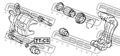 Febest Accessory Kit, brake caliper – price 6 PLN