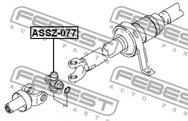 Febest Joint, propshaft – price 64 PLN
