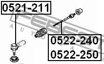 Febest Tie rod end outer – price [object Object] PLN