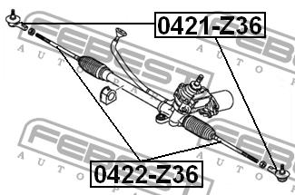 Febest Tie rod end outer – price [object Object] PLN
