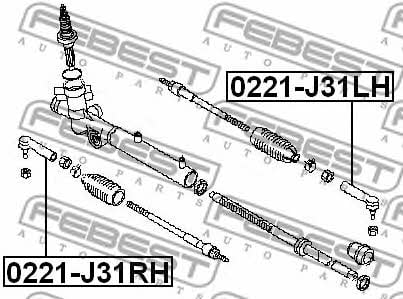 Buy Febest 0221-J31LH at a low price in United Arab Emirates!