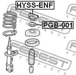 Febest Front Shock Absorber Support – price 105 PLN