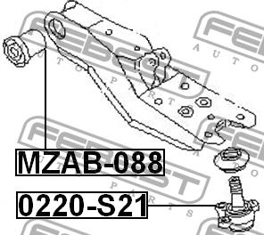Febest Ball joint – price [object Object] PLN