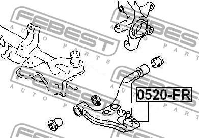 Ball joint Febest 0520-FR
